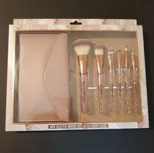 Glitter brush set with Case (6pack)